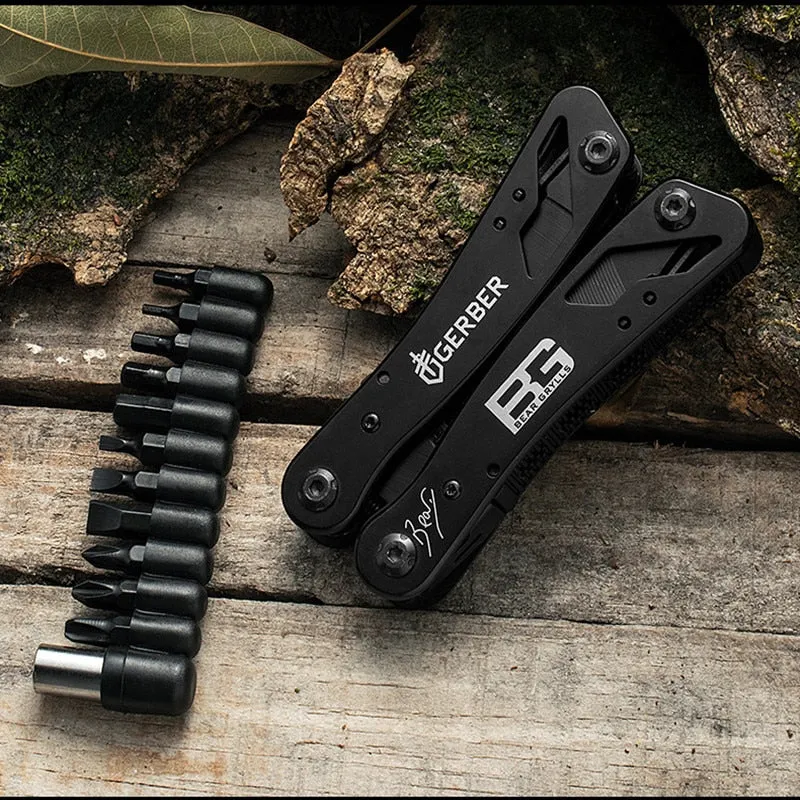 11 in 1 Multifunctional Tool Portable Stainless Steel Folding Knife Pliers Outdoor Survival Tool