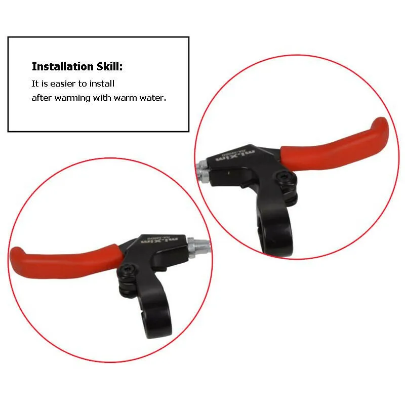 2PCS Bicycle Bike Brake Handle Cover Silicone Sleeve Bike Brake Lever Protector Covers Mountain Bike Brakes Accessories