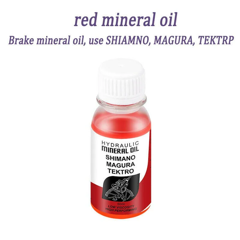 60ml Bicycle Brake Mineral Oil System Fluid Cycling Mountain Bikes For SHIAMNO MAGURA Bike Hydraulic Disc Brake Oil Fluid DOT
