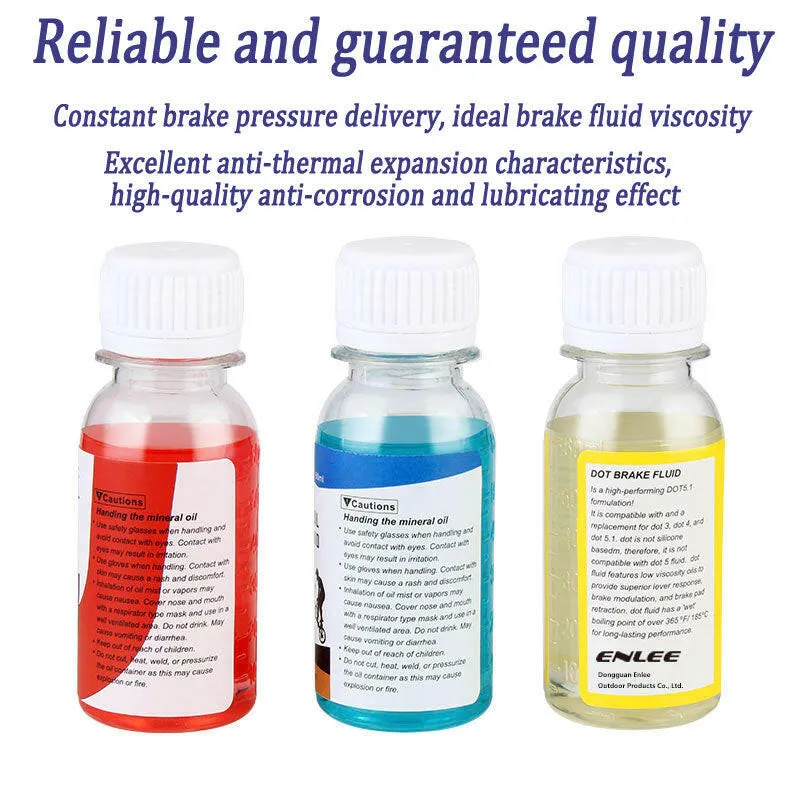 60ml Bicycle Brake Mineral Oil System Fluid Cycling Mountain Bikes For SHIAMNO MAGURA Bike Hydraulic Disc Brake Oil Fluid DOT