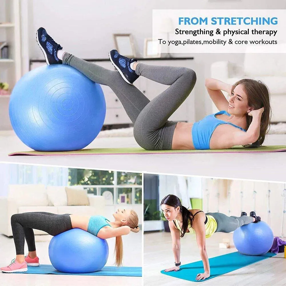 65cm Anti-Burst Gym and Yoga Ball -183087 PINK