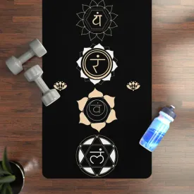 7 CHAKRAS PRINTED YOGA MAT FOR SPIRITUAL ALIGNMENT