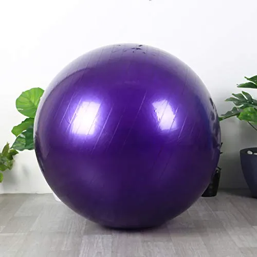 75cm Gym Yoga Ball Pregnancy Maternity Labour & Yoga Ball Anti Burst(Purple)