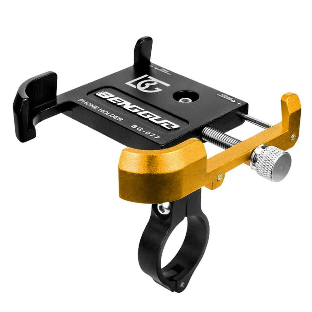 Aluminium Alloy Bicycle Mobile Phone Holder 360¡ã Rotation Adjustable Motorcycle Phone Mount for Mountain Bike Road Bicycle
