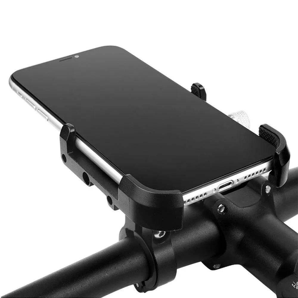 Aluminium Alloy Bicycle Mobile Phone Holder 360¡ã Rotation Adjustable Motorcycle Phone Mount for Mountain Bike Road Bicycle