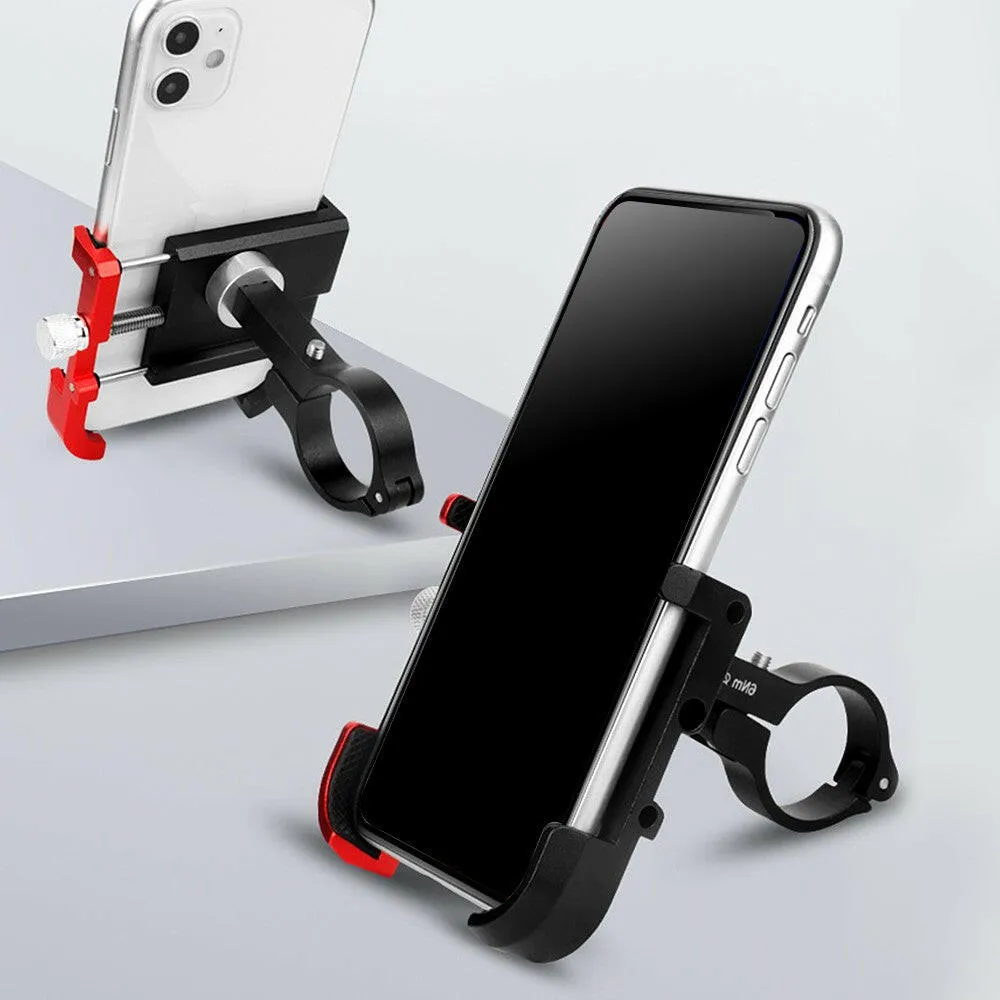 Aluminium Alloy Bicycle Mobile Phone Holder 360¡ã Rotation Adjustable Motorcycle Phone Mount for Mountain Bike Road Bicycle