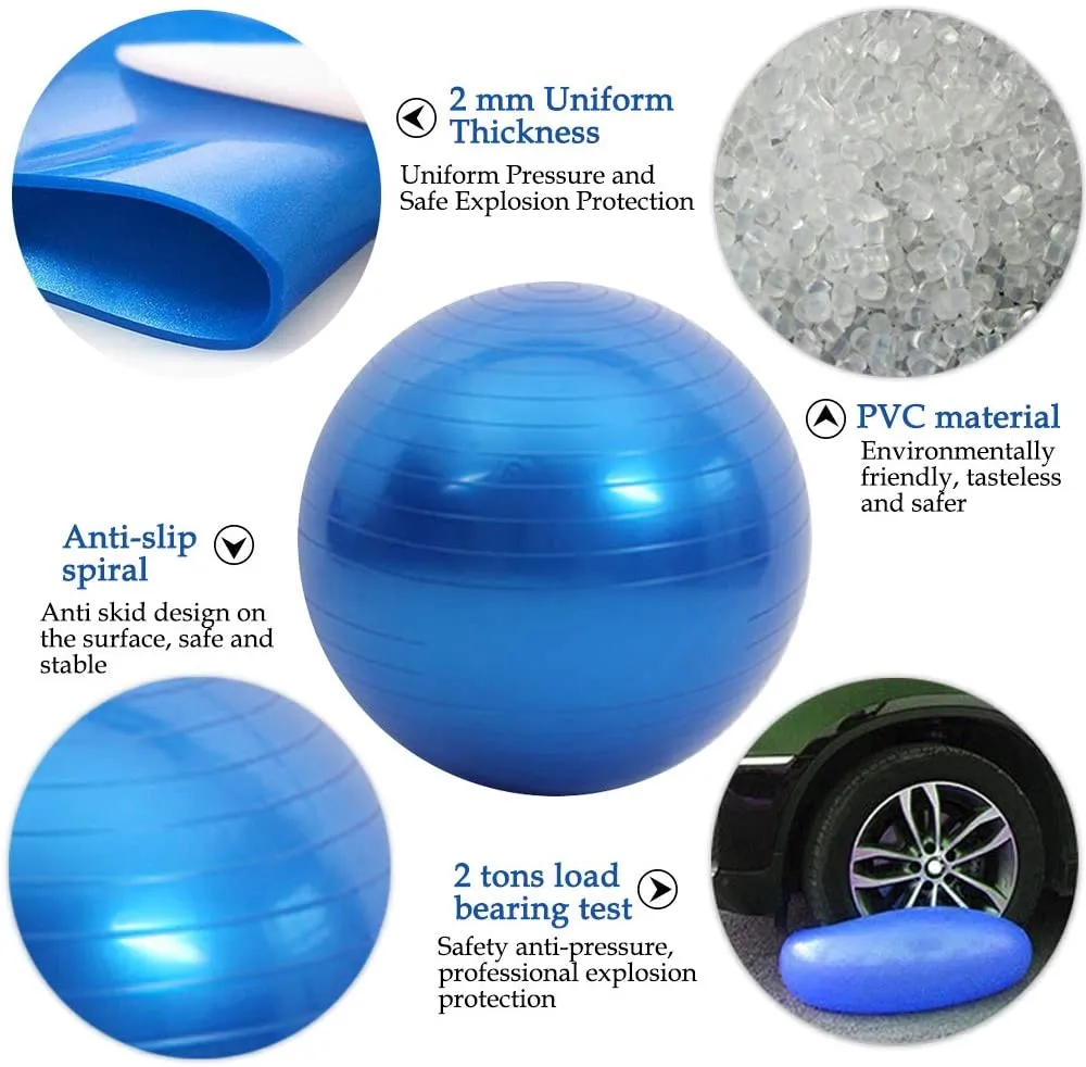 Anti Burst Swiss Ball with Pump