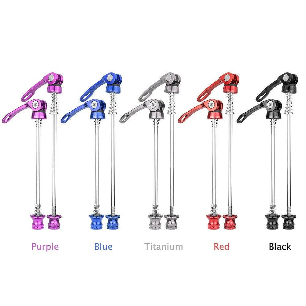 Bike Axle Quick Release Skewer Front Rear Bicycle Axle Wheel Hub for Mountain Bike Road Bicycle