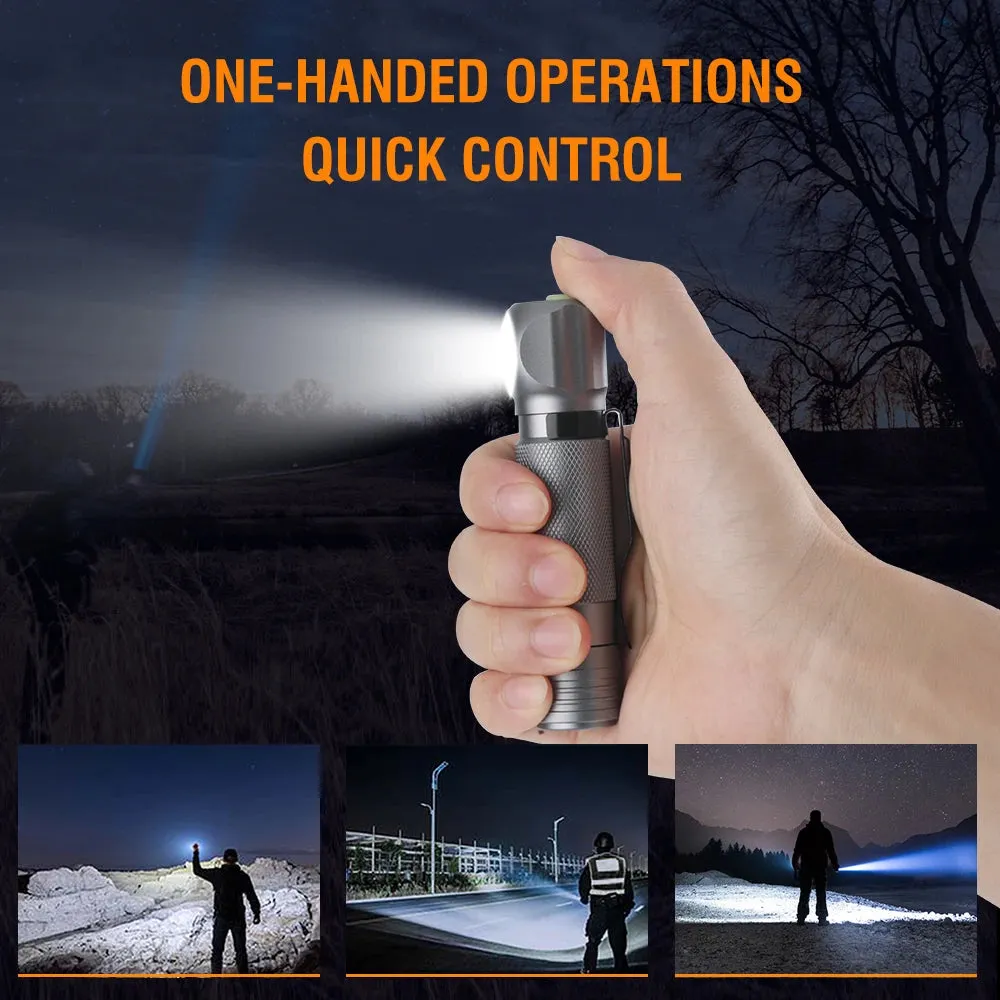 BORUiT V5 LED 1000LM Headlamp 3-Mode Waterproof Flashlight Use 18650 Battery Head Torch Camping Hunting Powerful Headlight