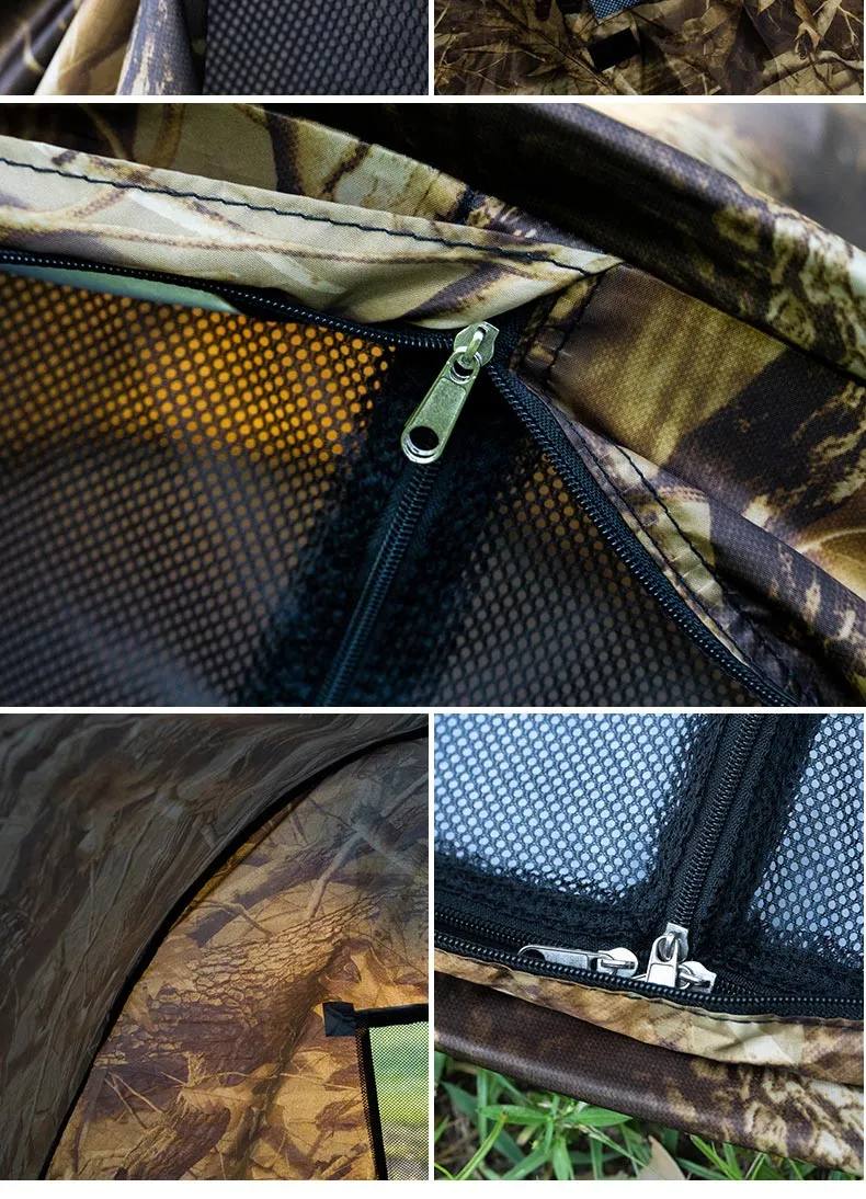 Camo Hunting Large Lightweight Waterproof Camping Tent Outdoor Portable Automatic Tent Fishing  Pop Up Tent Ultralight  2 Person