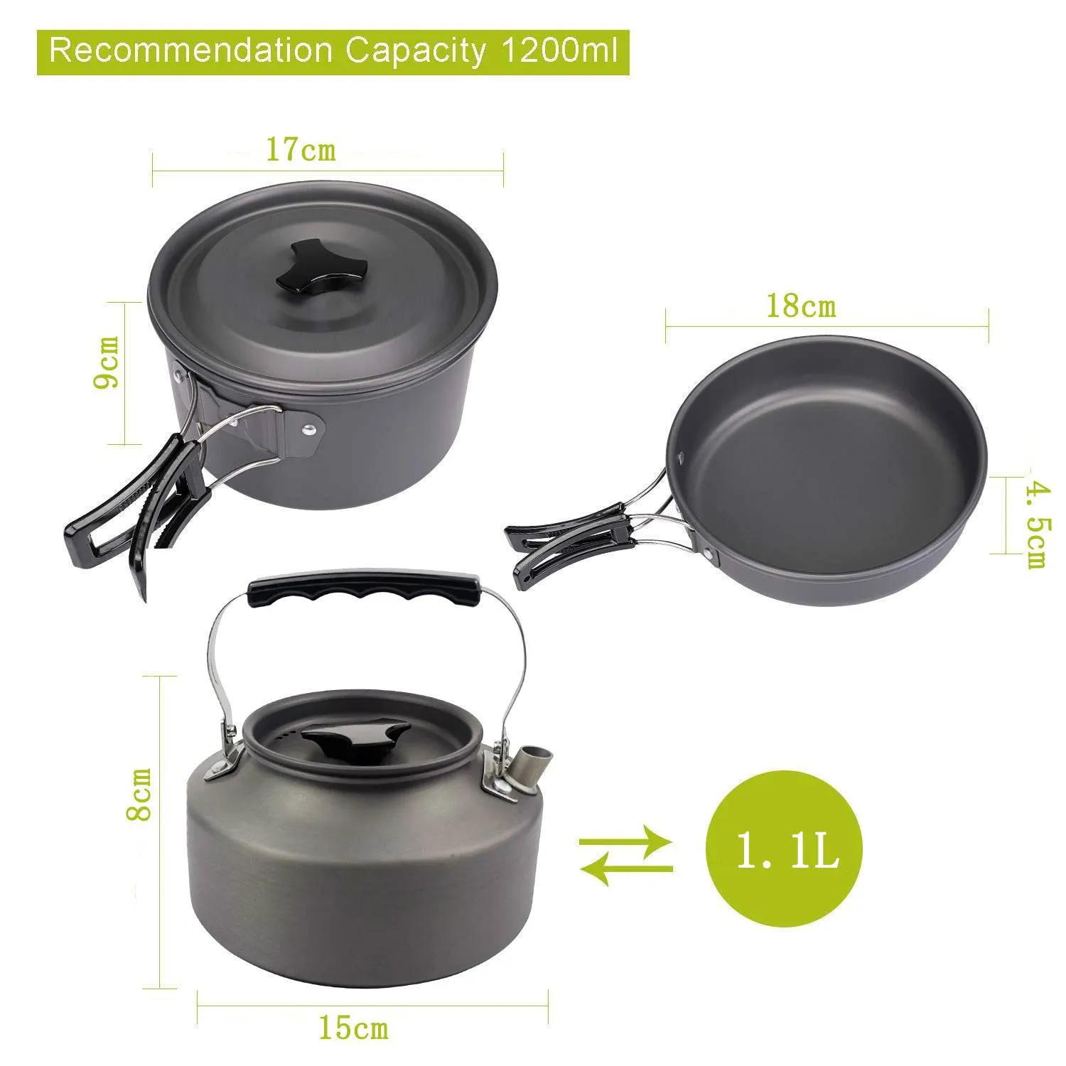 Camping Portable Outdoor Cooker Kettle