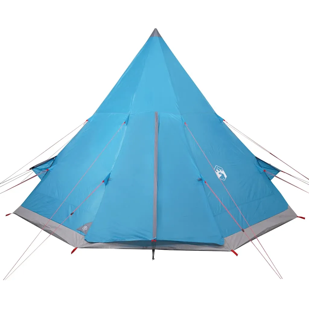Camping Tent Tipi 4-Person Blue Waterproof