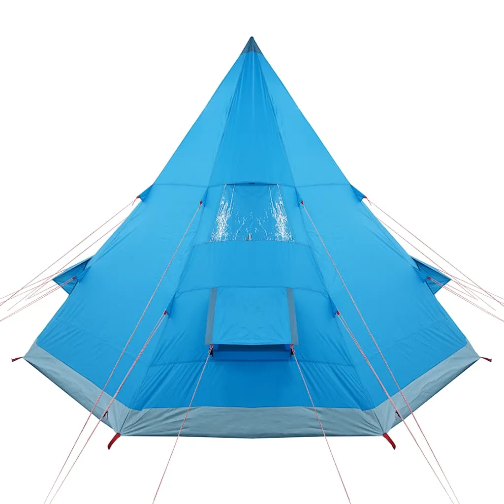 Camping Tent Tipi 4-Person Blue Waterproof