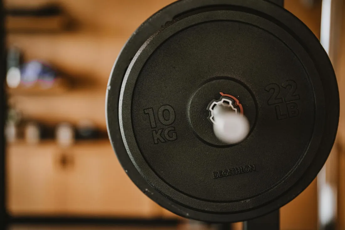 Cast Iron Weight Training Disc Weight 1 kg 28 mm