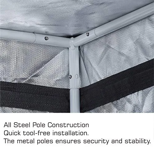 cdmall 108''x48''x80'' Grow Tent 2-in-1 Lodge Propagation and Flower Hydroponic Indoor Plants Dark Room (108''x48''x80'' Grow Tent)