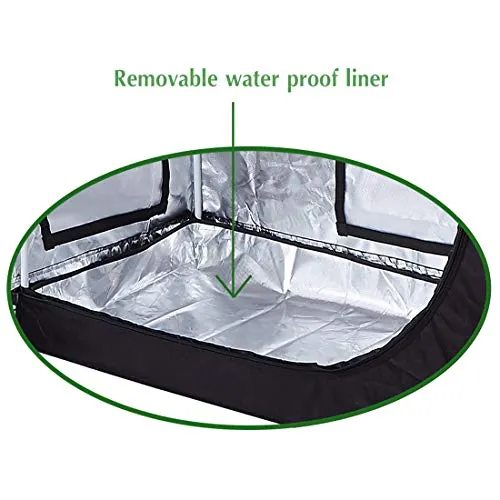 cdmall 108''x48''x80'' Grow Tent 2-in-1 Lodge Propagation and Flower Hydroponic Indoor Plants Dark Room (108''x48''x80'' Grow Tent)
