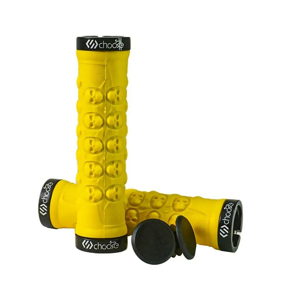 Chooee MTB Bike Lock On Grip 3D Rubber Mountain Road Foldable Bicycle Handlebar Grips