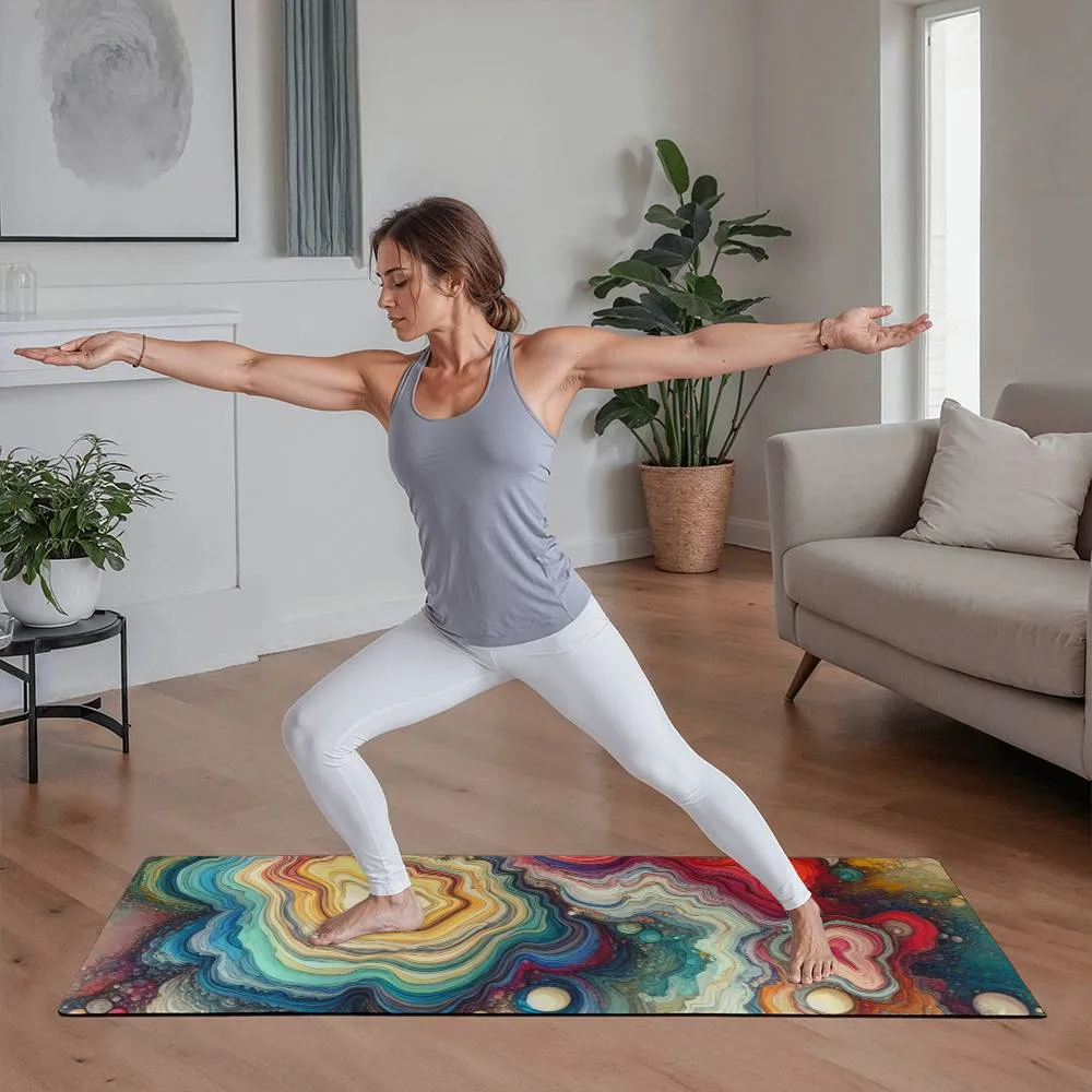 Colorful Non-Slip Yoga Exercise Mat