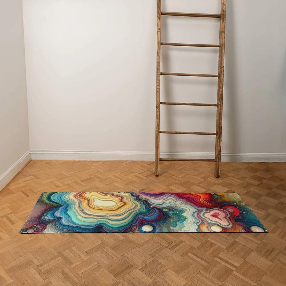 Colorful Non-Slip Yoga Exercise Mat