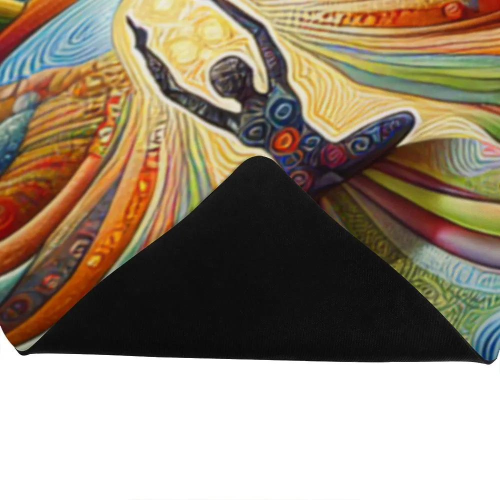 Colorful Non-Slip Yoga Mat for Exercise or Pilates