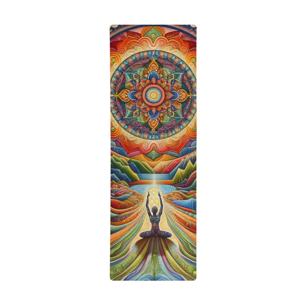 Colorful Non-Slip Yoga Mat for Exercise or Pilates