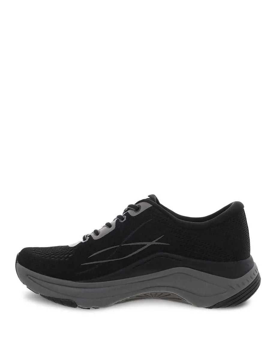 Dansko Women's Pace Mesh Walking Shoes- Black/ Grey