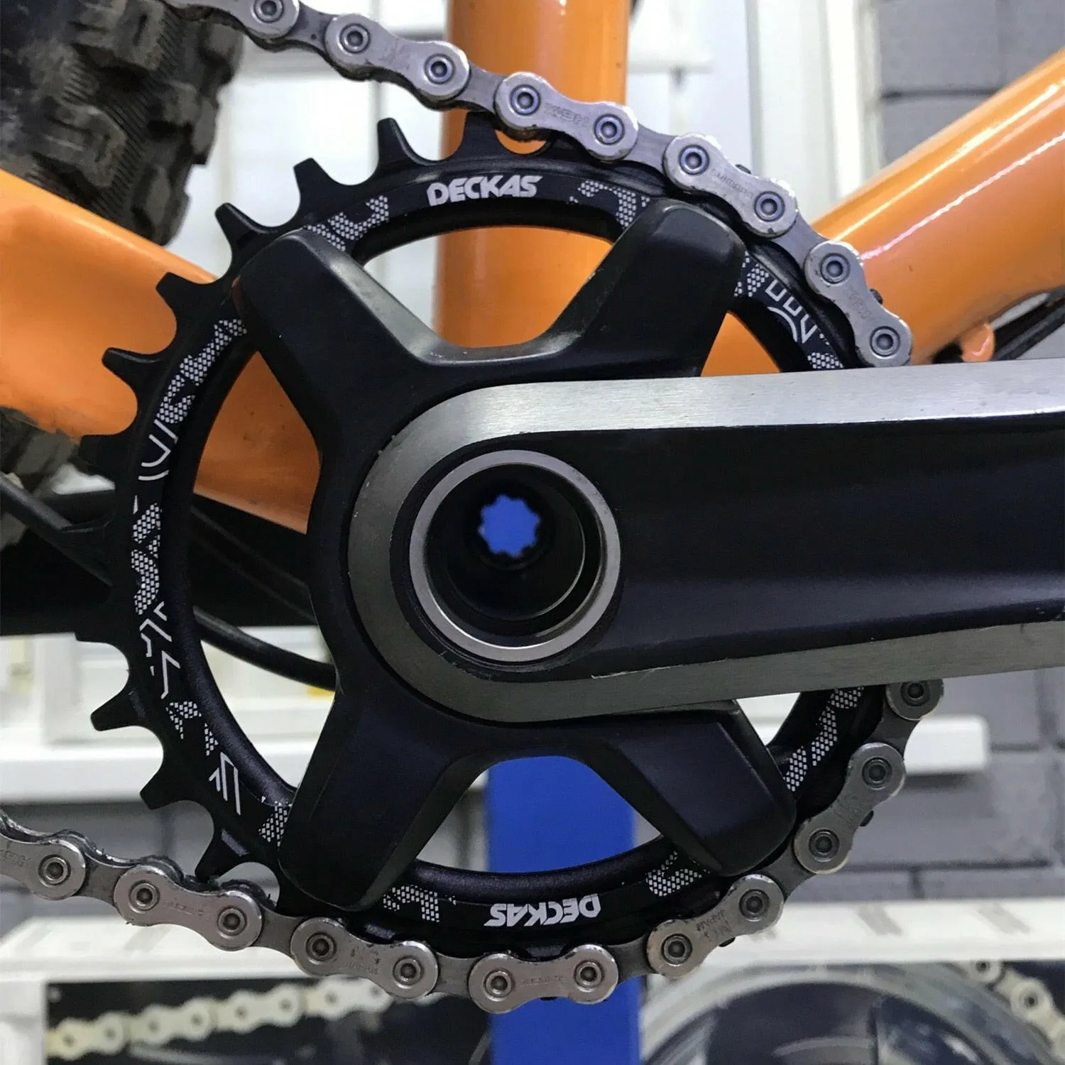 Deckas 96bcd Round Mountain bicycle Chainring BCD 96mm 32/34/36/38T Crown Plate Parts For M7000 M8000 M4100 M5100 bike crank