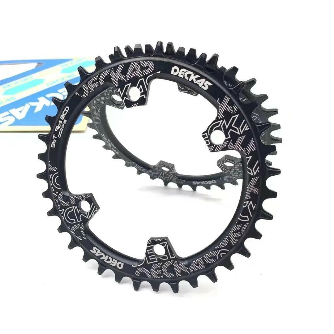 Deckas 96bcd Round Mountain bicycle Chainring BCD 96mm 32/34/36/38T Crown Plate Parts For M7000 M8000 M4100 M5100 bike crank