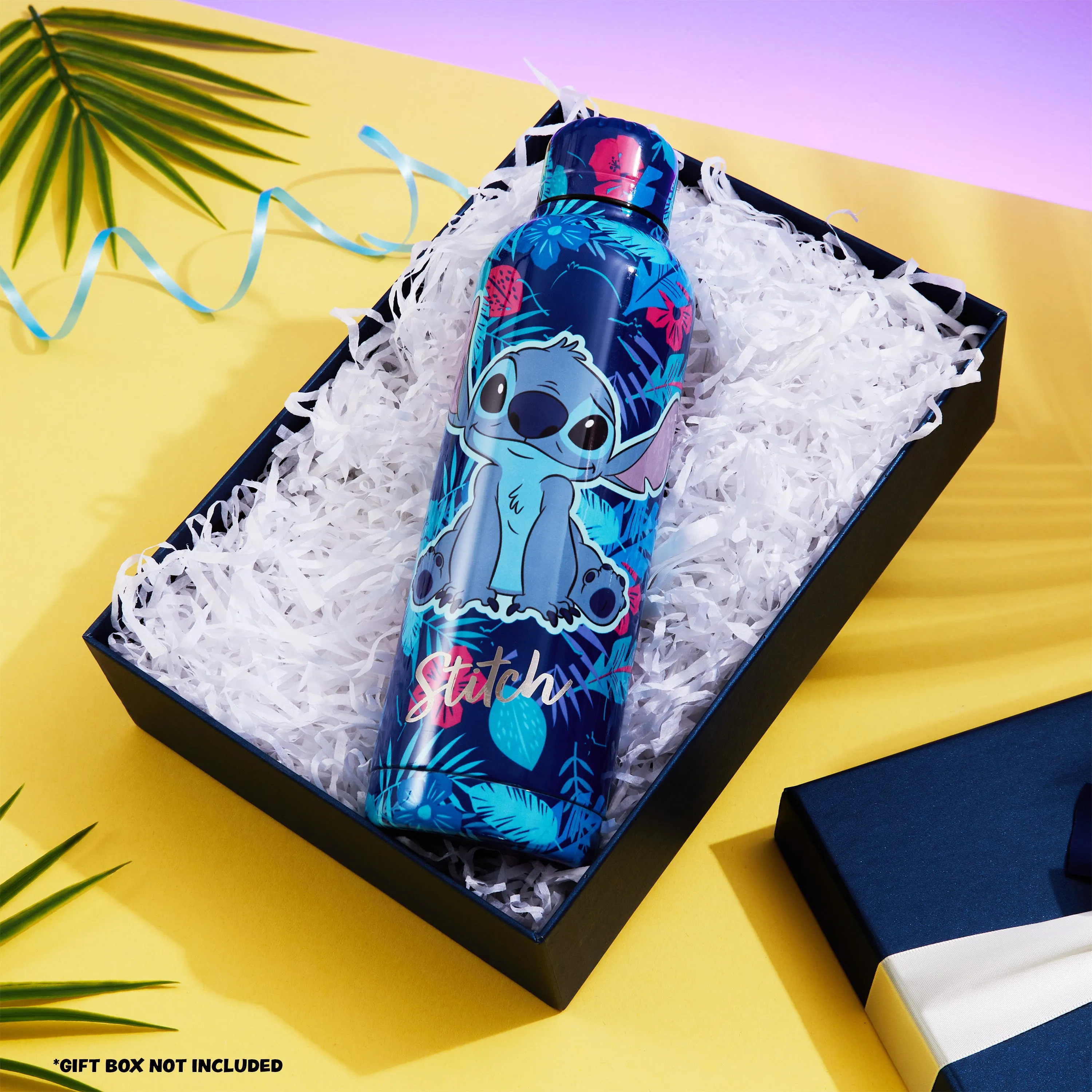 Disney Stitch Insulated Water Bottle - 515ml Stainless Steel Metal Drinks Bottle