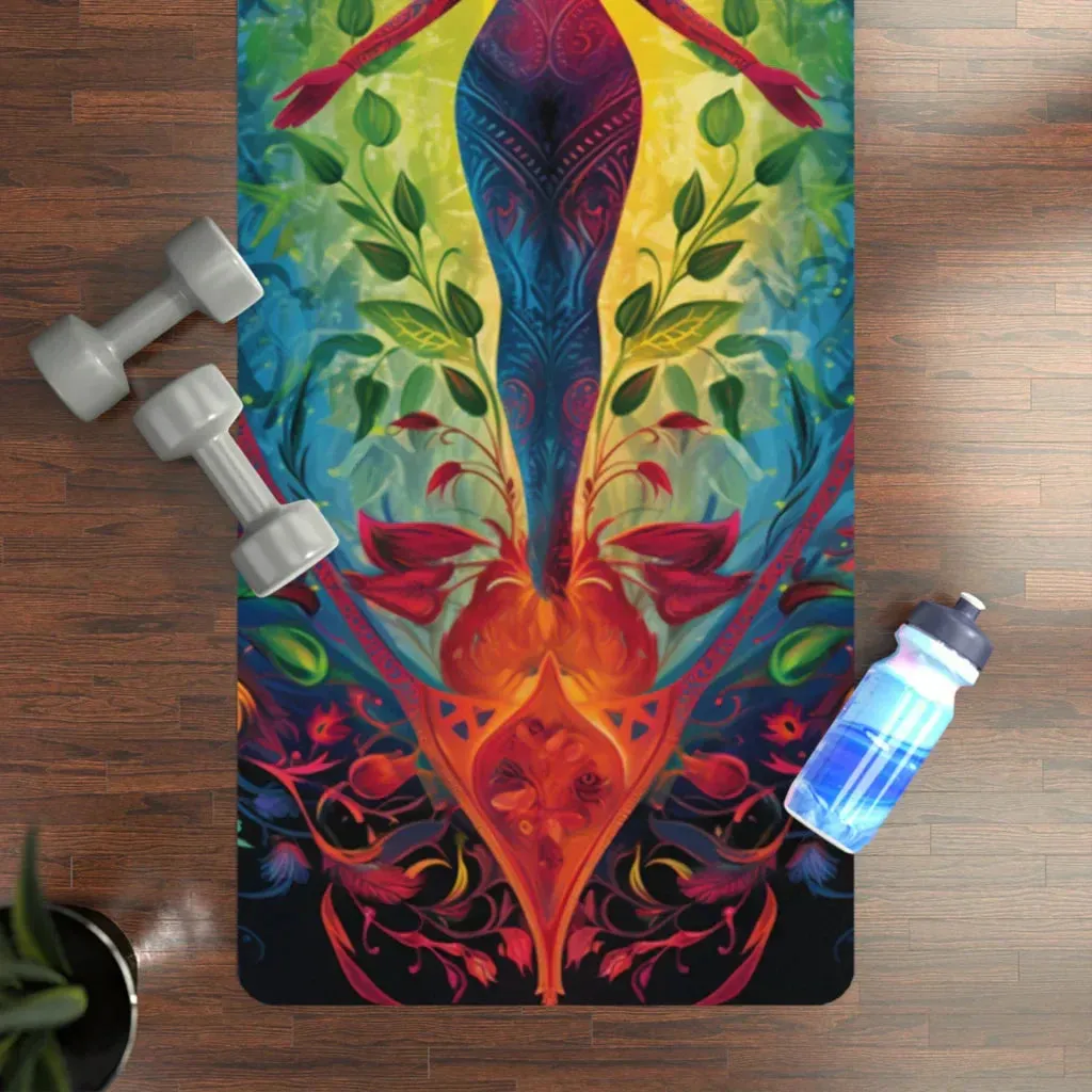 DIVINE HARMONY PRINTED YOGA MAT FOR MYSTICAL CONNECTION