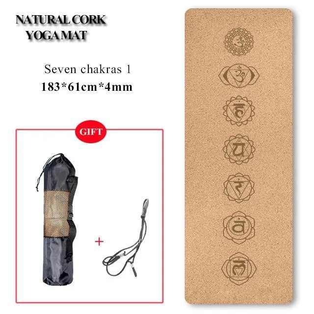 Eco-Friendly Cork Yoga Mat/Block - Non-Slip, Natural and Durable