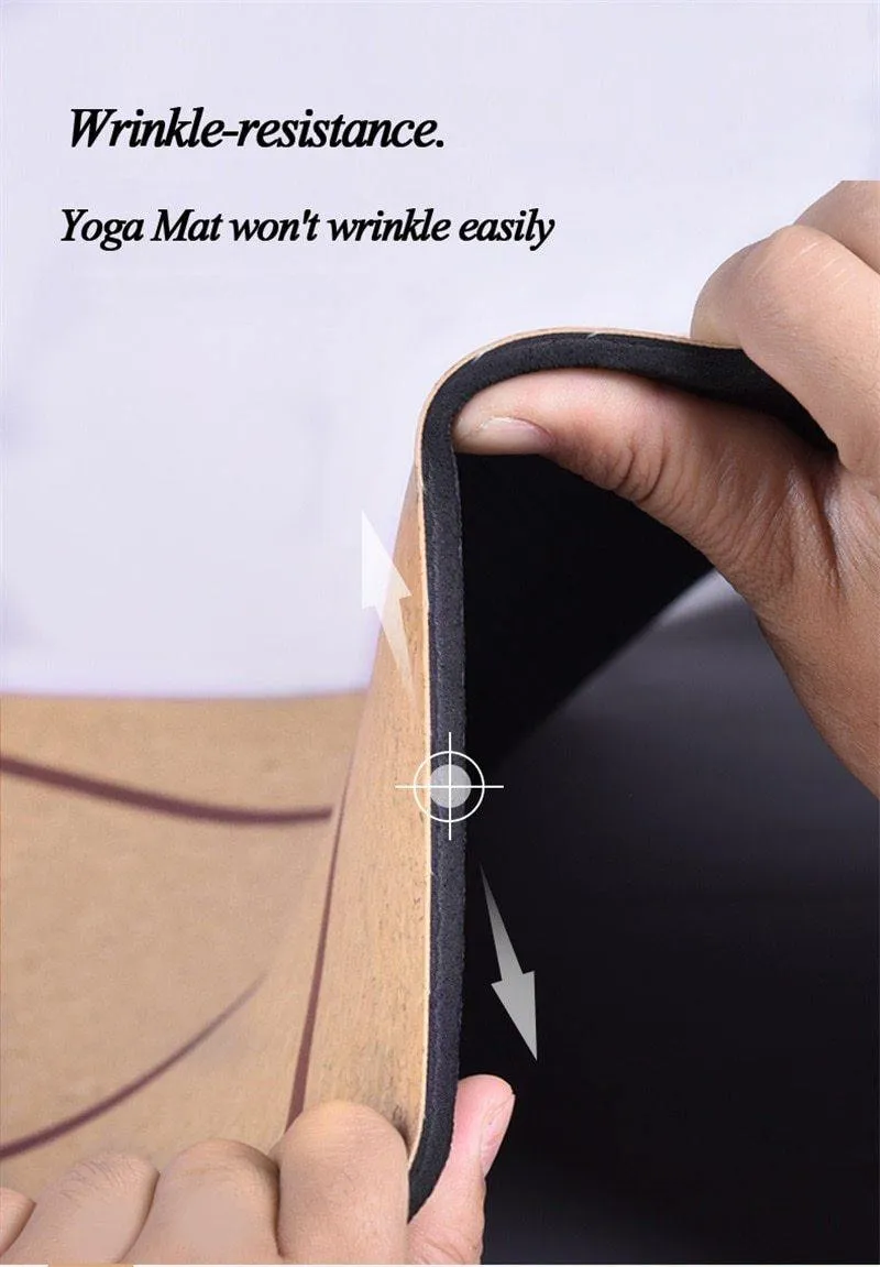 Eco-Friendly Cork Yoga Mat/Block - Non-Slip, Natural and Durable