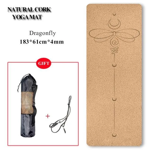 Eco-Friendly Cork Yoga Mat/Block - Non-Slip, Natural and Durable