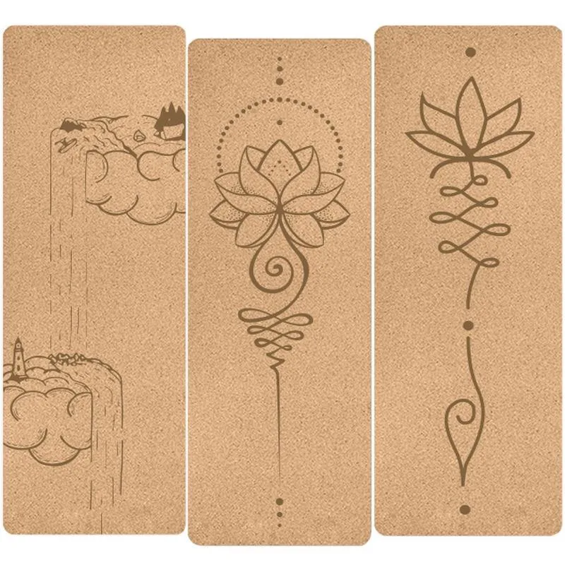 Eco-Friendly Cork Yoga Mat/Block - Non-Slip, Natural and Durable