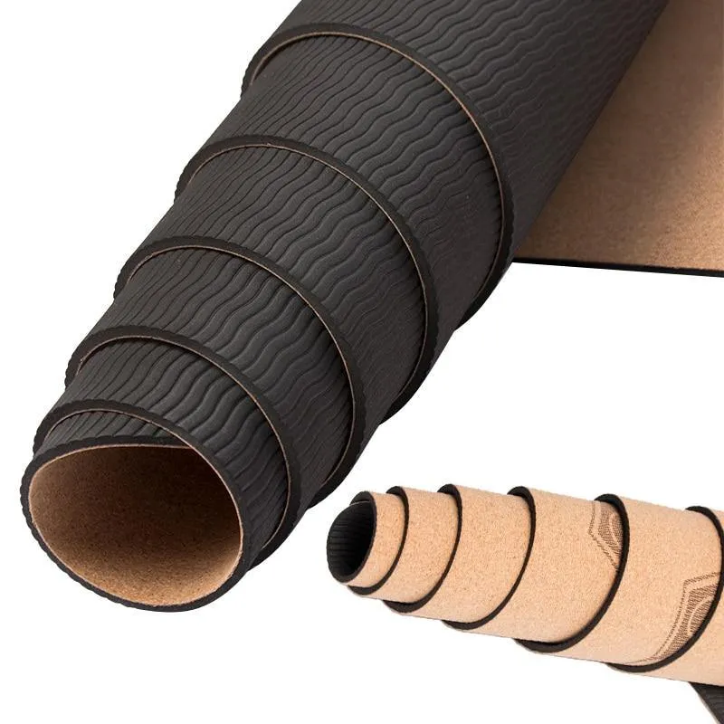 Eco-Friendly Cork Yoga Mat/Block - Non-Slip, Natural and Durable