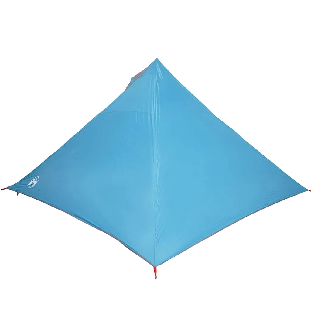 Family Tent Tipi 7-Person Blue Waterproof