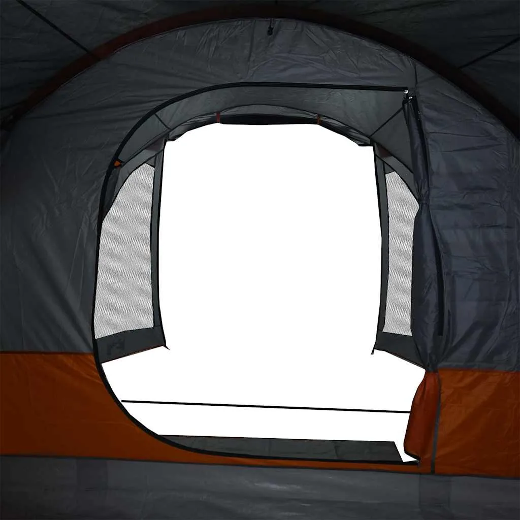 Family Tent Tunnel 8-Person Grey Waterproof