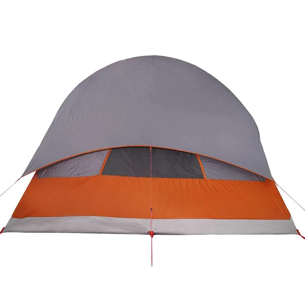 Family Tent Tunnel 8-Person Grey Waterproof