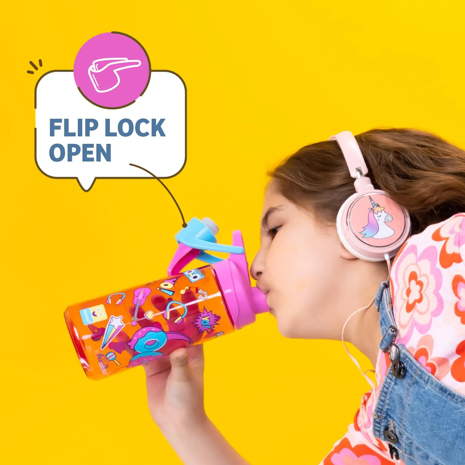 Flip Lock Sipper 600ML - Sparky