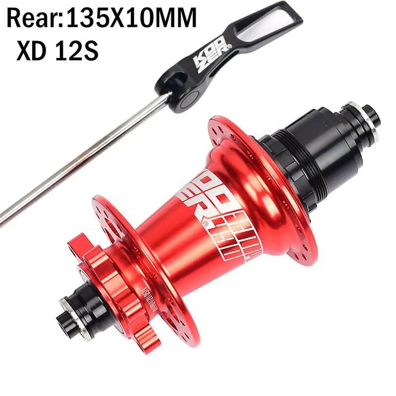 KOOZER Bicycle Hubs XM490 PRO 32 Hole Rear hub For Sram XX1 GX XD 12 Speed Disk Brake Mtb Bicycle Hub Parts 135x10MM 142x12MM