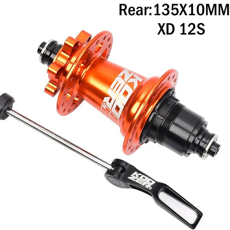 KOOZER Bicycle Hubs XM490 PRO 32 Hole Rear hub For Sram XX1 GX XD 12 Speed Disk Brake Mtb Bicycle Hub Parts 135x10MM 142x12MM