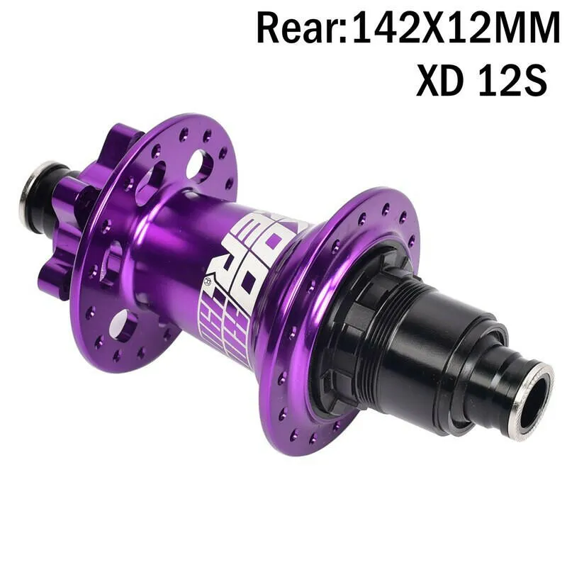 KOOZER Bicycle Hubs XM490 PRO 32 Hole Rear hub For Sram XX1 GX XD 12 Speed Disk Brake Mtb Bicycle Hub Parts 135x10MM 142x12MM