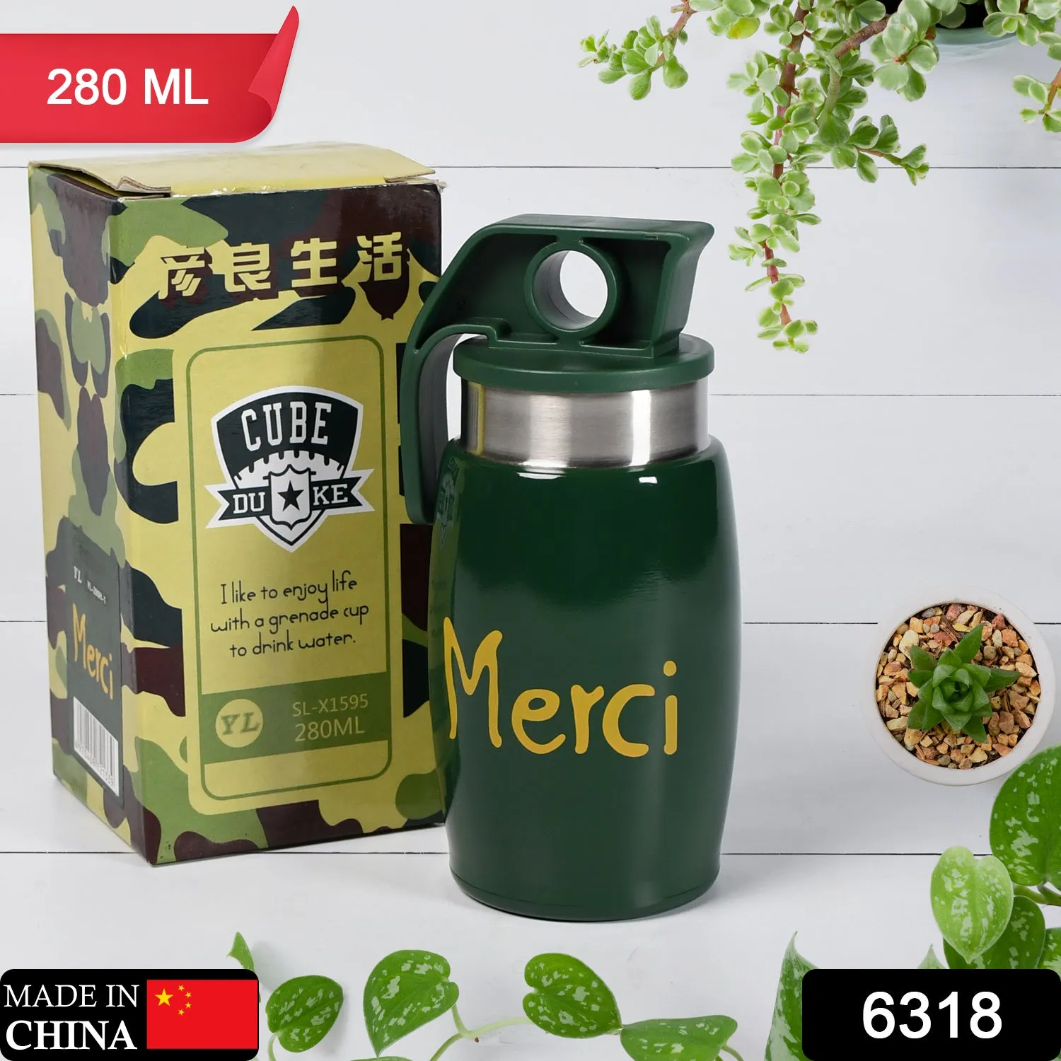 Leak-Proof Water Bottle (280ml)