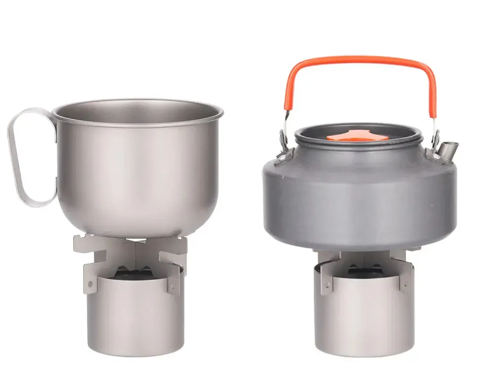 Lightweight Titanium Alcohol Stove