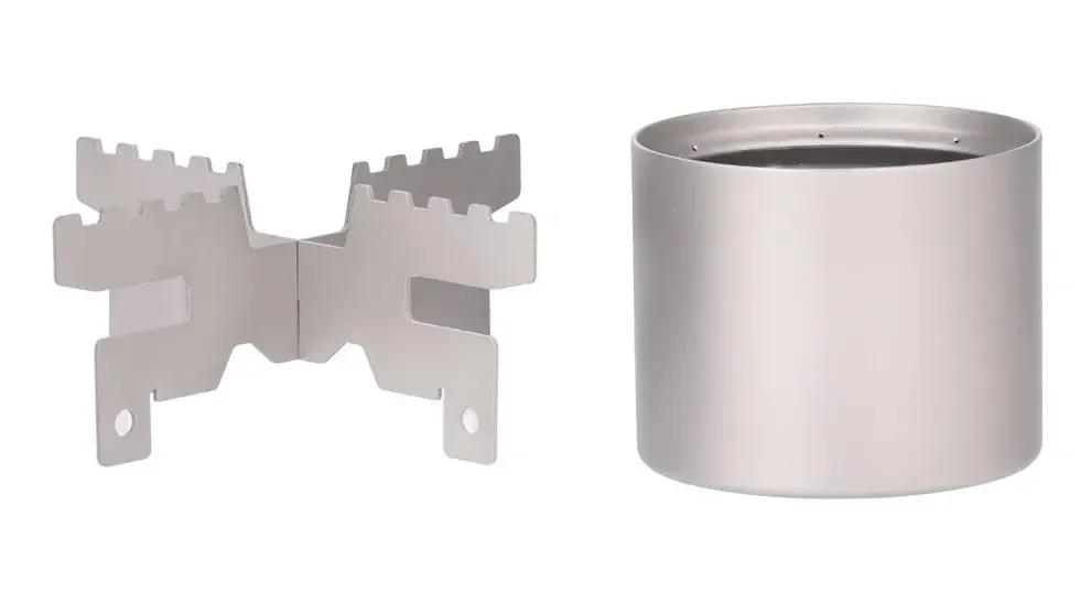 Lightweight Titanium Alcohol Stove