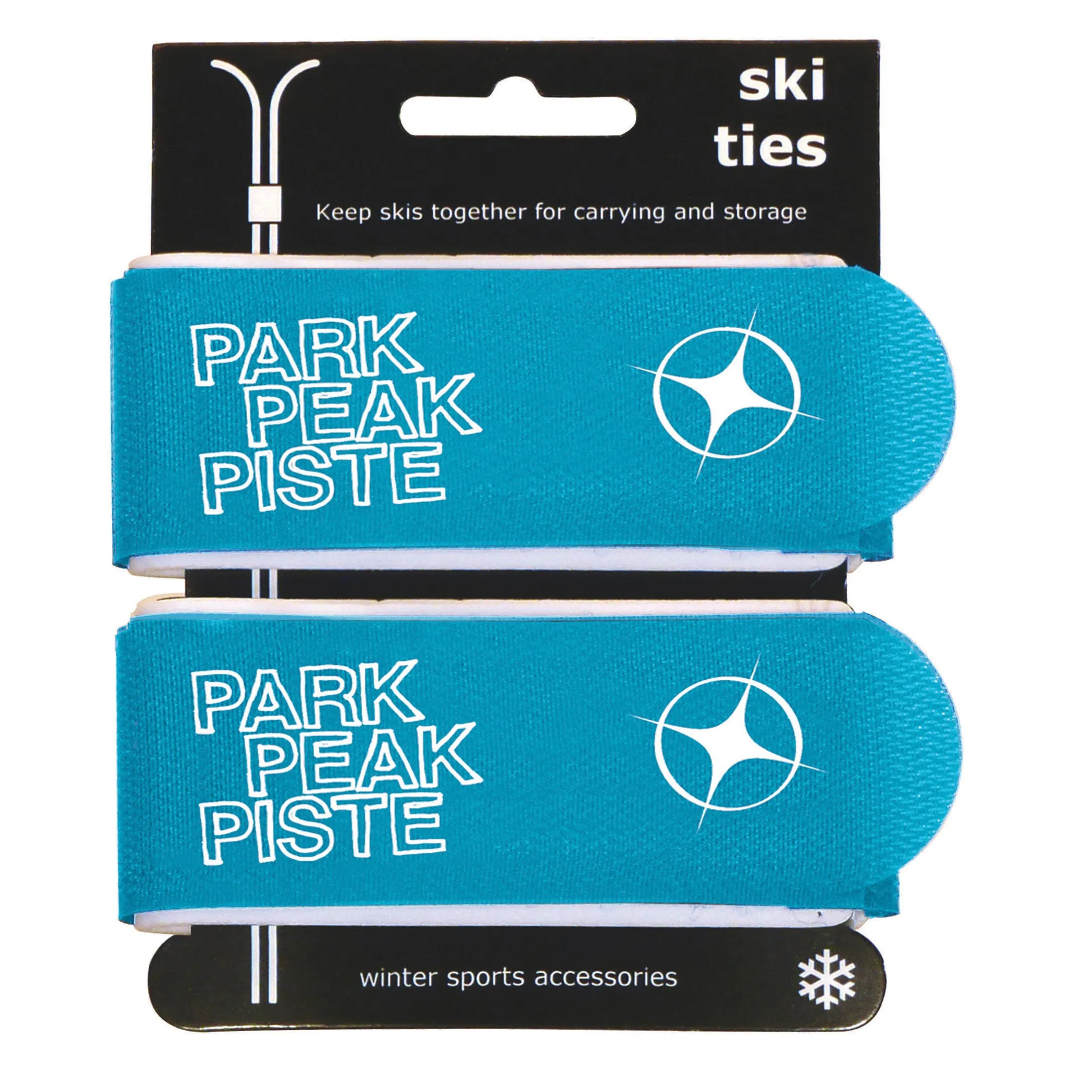 Manbi Pro Ski Ties Packed