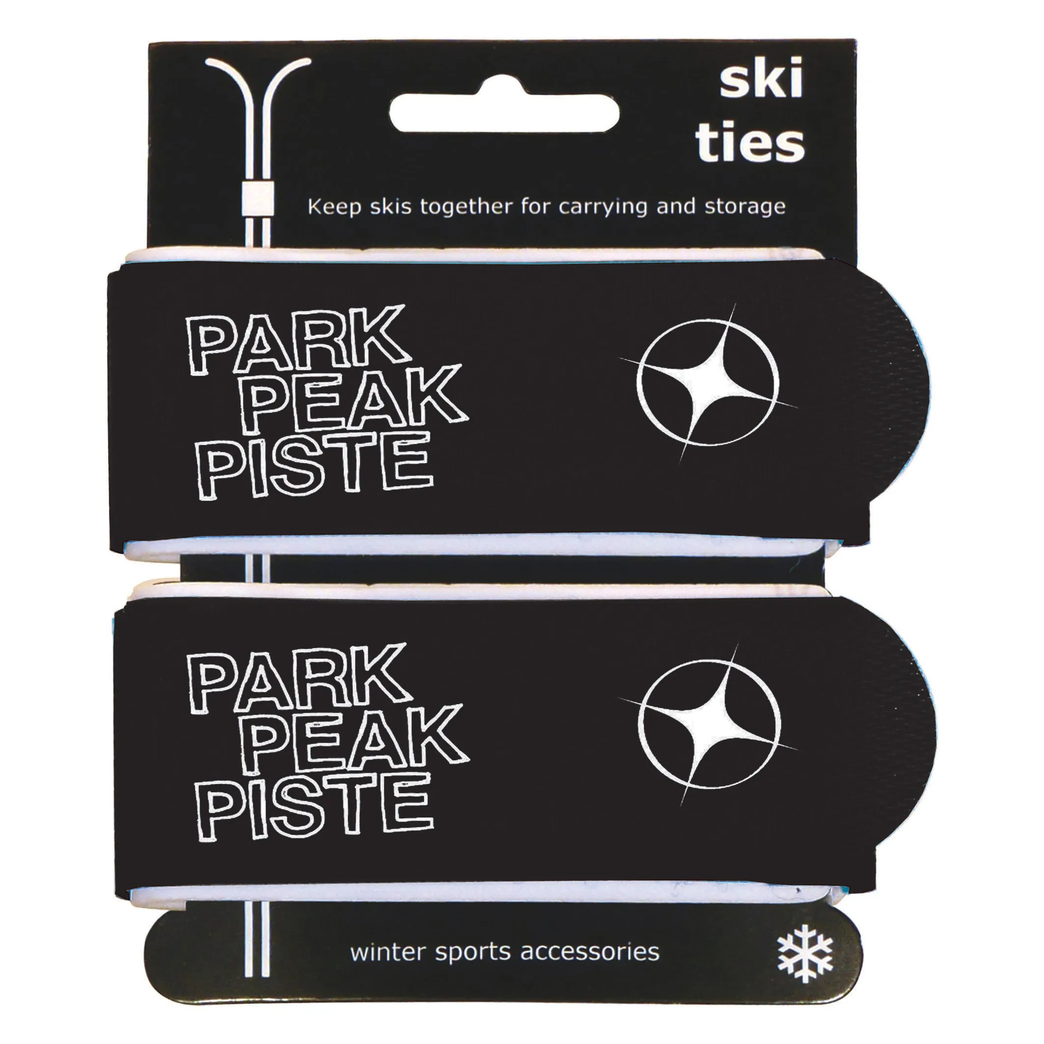 Manbi Pro Ski Ties Packed
