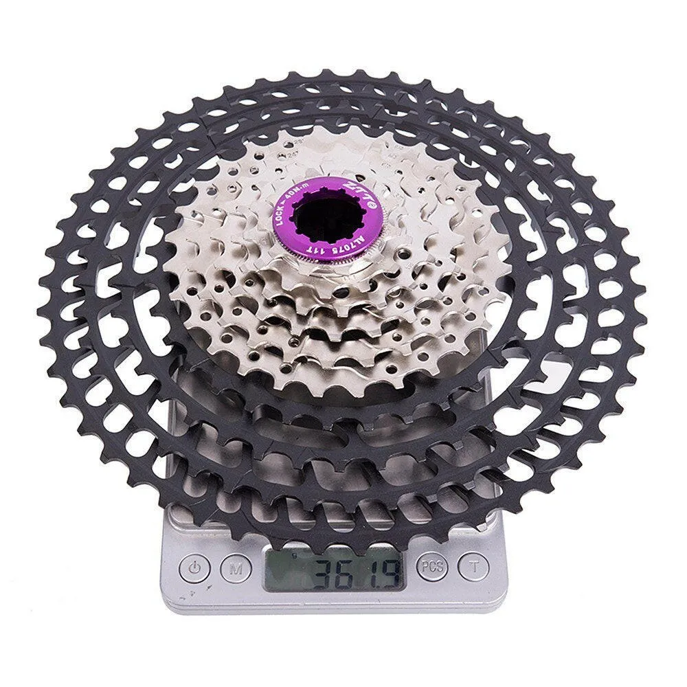 MTB 11 Speed Cassette 11-50T Wide Ratio Ultra Light 350g CNC Freewheel Mountain Bike Bicycle Parts