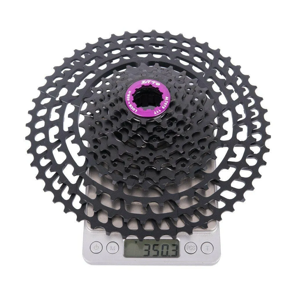 MTB 11 Speed Cassette 11-50T Wide Ratio Ultra Light 350g CNC Freewheel Mountain Bike Bicycle Parts