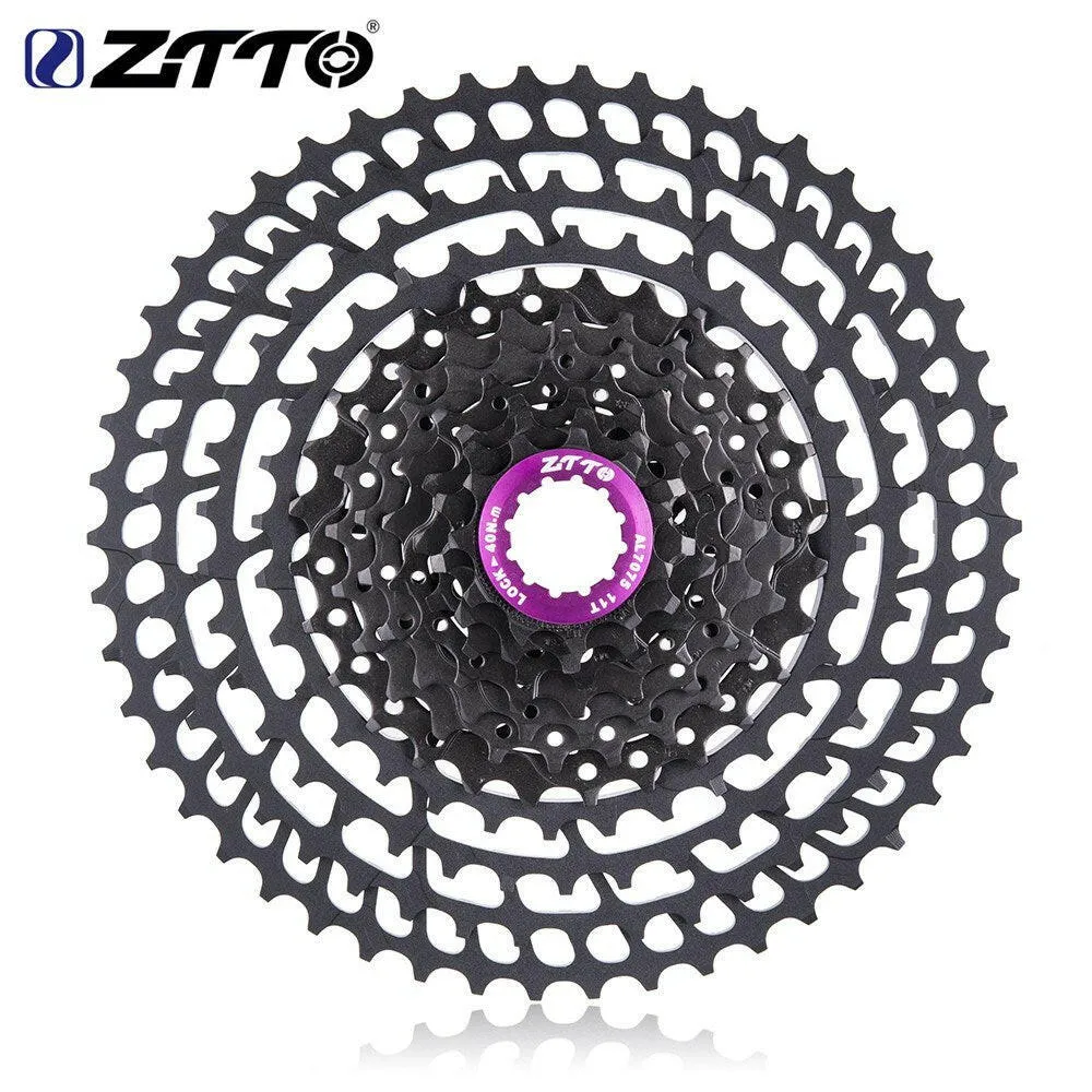 MTB 11 Speed Cassette 11-50T Wide Ratio Ultra Light 350g CNC Freewheel Mountain Bike Bicycle Parts